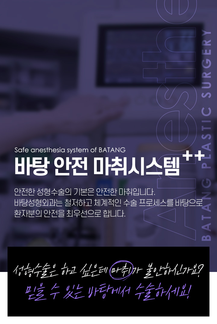 바탕 안전 마취시스템